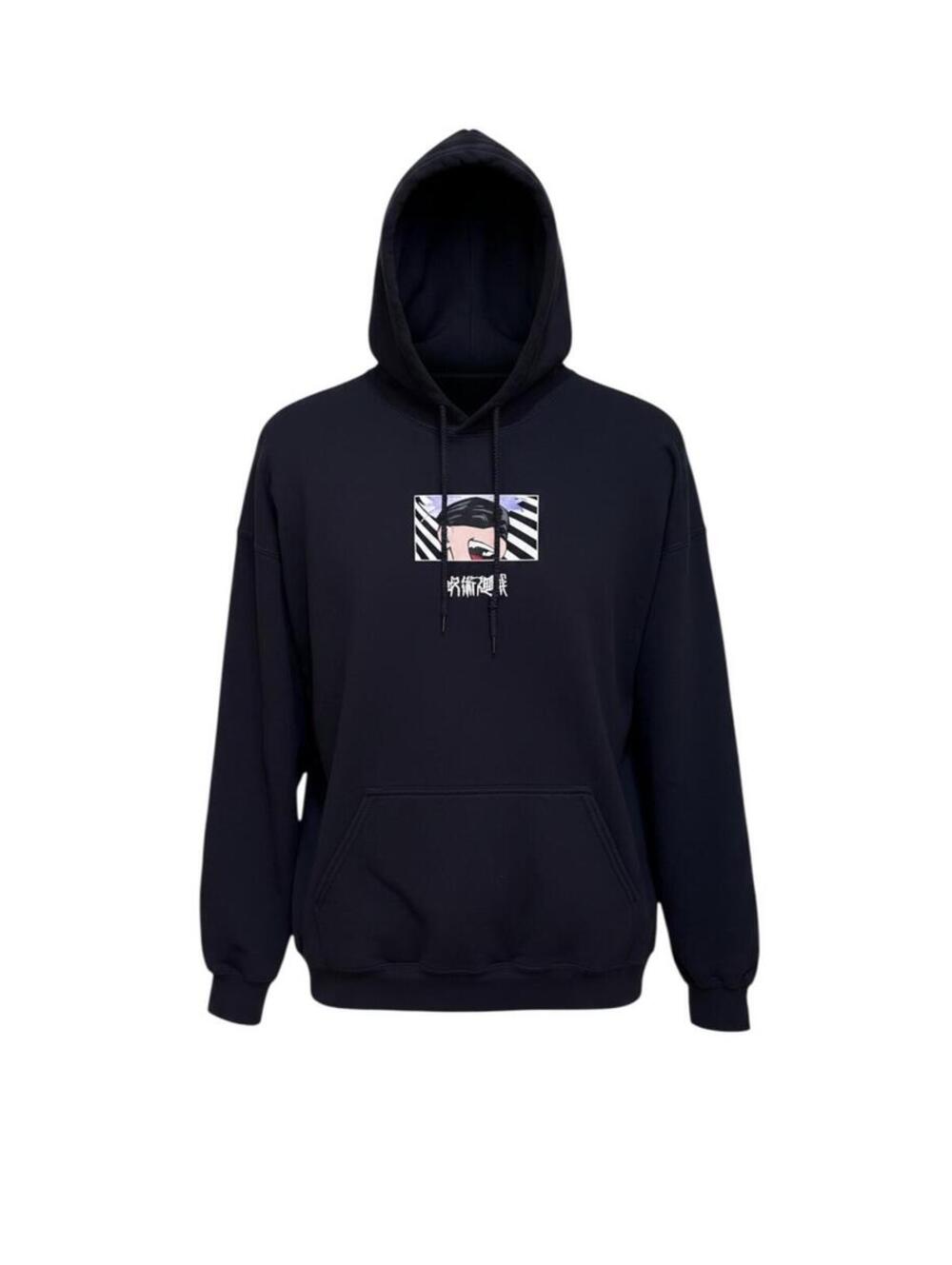 Episode X Jujutsu Kaisen Standing Gojo Black Hoodie Size XL
